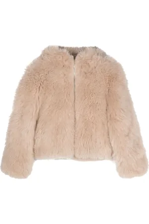 LISKA Kapuzenjacke aus Kaschmir mit Pelz