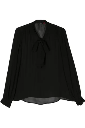Scotch&Soda Semi-transparente Kreppbluse