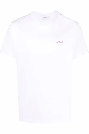 Maison Labiche T-Shirt mit Slogan-Stickerei