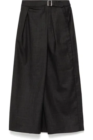 tibi Gewickelte Culottes mit Karo