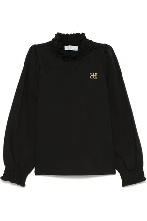 Abel & Lula T-Shirt mit Logo-Verzierung