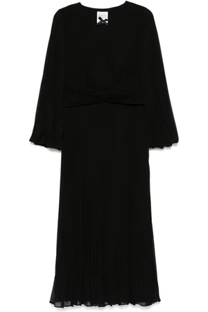 Edward Achour Paris Midikleid mit Falten