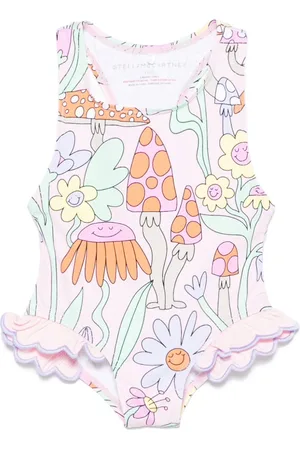 Stella McCartney Badeanzug mit Blumen-Print