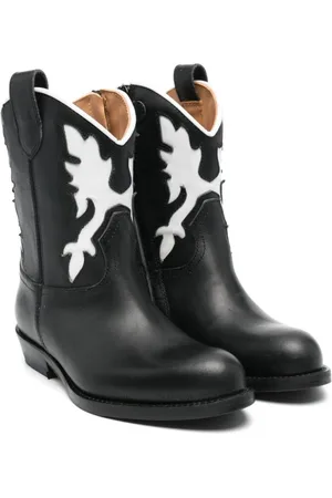 GALLUCCI Cowboystiefel in Colour-Block-Optik