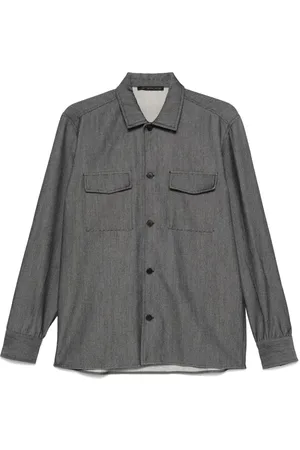 LOW BRAND Klassisches Twill-Hemd