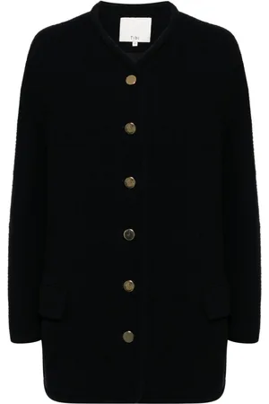 tibi Cardigan ohne Kragen