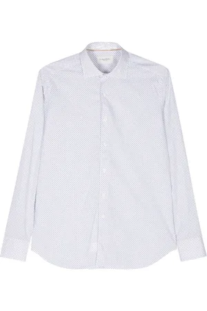 Tintoria Mattei Hemd mit geometrischem Print