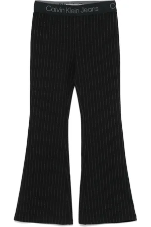 Calvin Klein Schlaghose mit Nadelstreifen