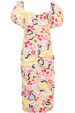Rhode Gerafftes Minikleid
