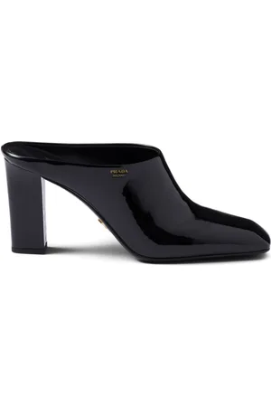 Prada Mules aus Lackleder 85mm