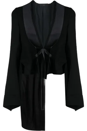 MARC LE BIHAN Asymmetrische Jacke mit Schleifenverschluss