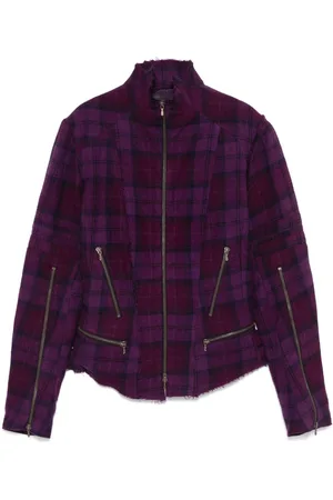 MARC LE BIHAN Jacke mit Karomuster