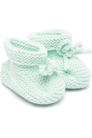 PATACHOU Gehäkelte Babyschuhe mit Knoten