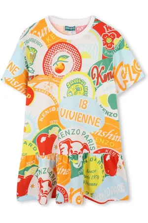 Kenzo Kleid mit Logo-Print