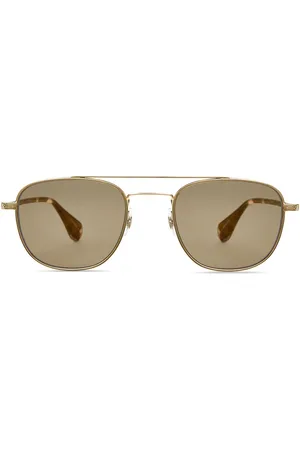 GARRETT LEIGHT CLUBHOUSE II Sonnenbrille mit rundem Gestell