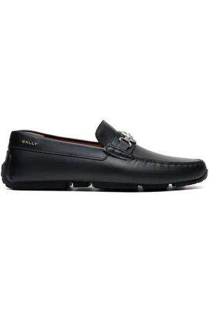 Bally Loafer mit Logo-Schild