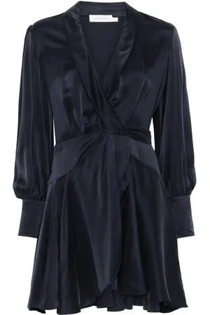 ZIMMERMANN Gewickeltes Minikleid aus Seide