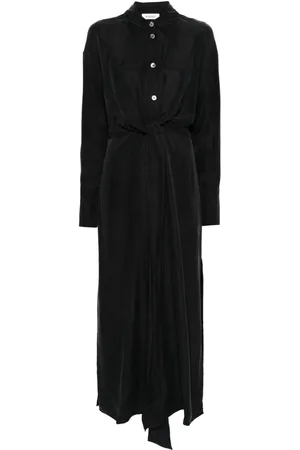 Rodebjer Strukturiertes Twill-Maxikleid