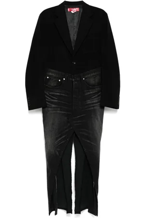 JUNYA WATANABE Mantel im Patchwork-Look