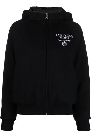 Prada Kapuzenjacke mit Logo