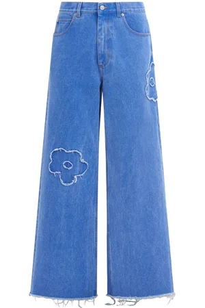 Marni Jeans mit Blumenapplikation