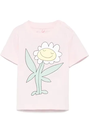 Stella McCartney T-Shirt mit Blumen-Print