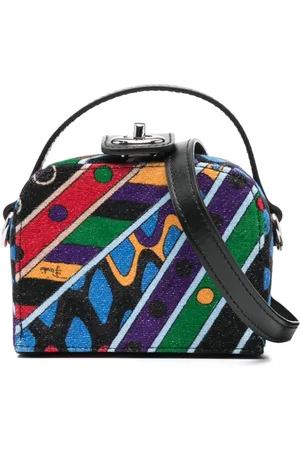 PUCCI Junior Schultertasche mit Onde-Print
