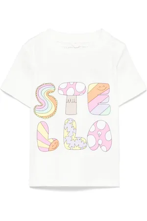 Stella McCartney T-Shirt mit Logo-Print