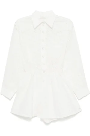 ZIMMERMANN Crush Playsuit mit Stickerei