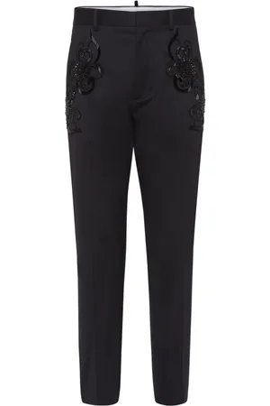 Dsquared2 Tapered-Hose mit Blumenapplikation