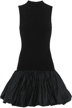 ROTATE Minikleid aus geripptem Strick