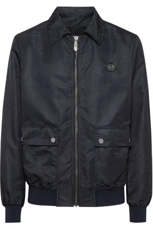 Philipp Plein Bomberjacke aus Monogramm-Jacquard