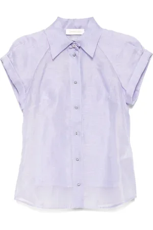 ZIMMERMANN Crush Bluse mit schmalem Schnitt