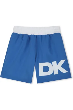 DKNY Badeshorts mit Logo-Print