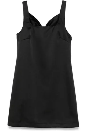 House of Sunny Satinkleid mit lockerem Schnitt
