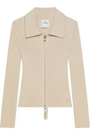 Courrèges Cardigan mit Reißverschluss