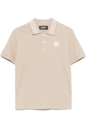 VERSACE Poloshirt mit Medusa-Stickerei
