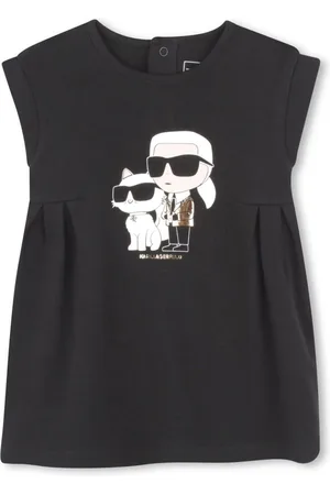 Karl Lagerfeld Ikon Karl Kleid mit Choupette-Print