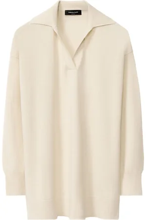 Fabiana Filippi Pullover mit Schlitz am Ausschnitt