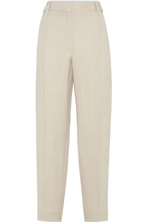 Brunello Cucinelli Lockere Twill-Hose