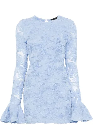 ROTATE Minikleid mit Blumenapplikation