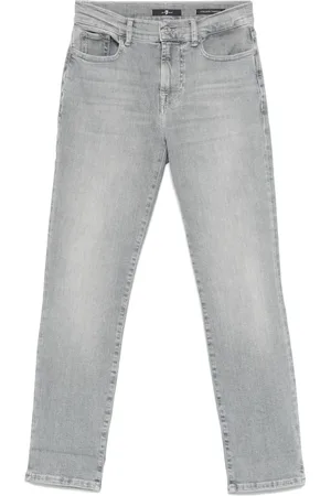7 for all Mankind Halbhohe Skinny-Jeans