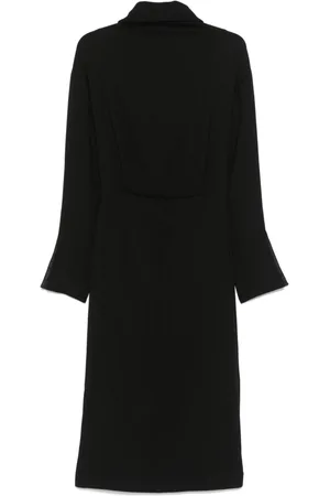 Carven Midikleid mit Stehkragen