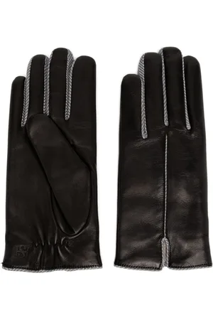 Handsome Stockholm Statement Handschuhe mit Fischgrätenmuster
