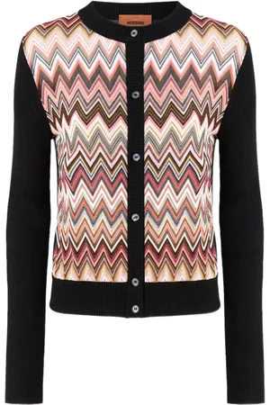 Missoni Cardigan mit Zickzack-Einsatz