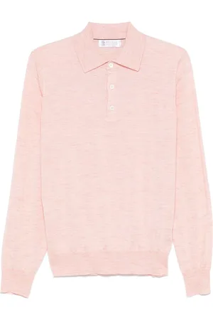 Brunello Cucinelli Meliertes Poloshirt