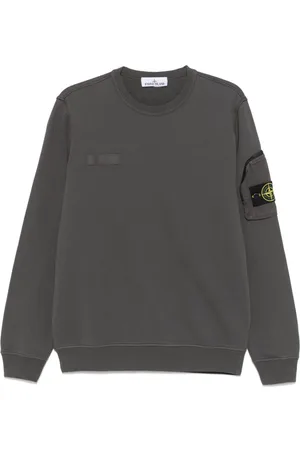 Stone Island Sweatshirt mit Kompass-Patch