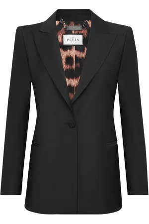Philipp Plein Sakko mit Totenkopf-Strass