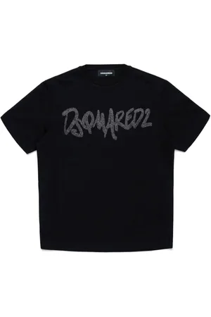 Dsquared2 T-Shirt mit Glitter-Logo