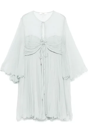 Chloé Midikleid mit Falten